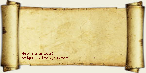 Nadja Radenović vizit kartica